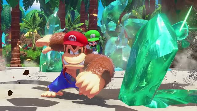 Donkey Kong Bananza - Super Mario Bros | трейлер коллаборации (Nintendo Direct)