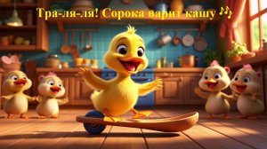 🐦 Тра-ля-ля! Сорока варит кашу 🎶