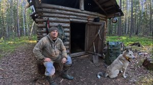 Избушка в тайге: ветер, гроза и щука.
