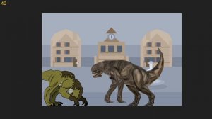 д-рекс VS дистортис рекс | Анимация моя