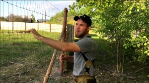БЫСТРО И БЮДЖЕТНО ОГОРОДИЛИ СВОЙ УЧАСТОК ШАРНИРНОЙ (ФЕРМЕРСКОЙ) СЕТКОЙ 15.05.23