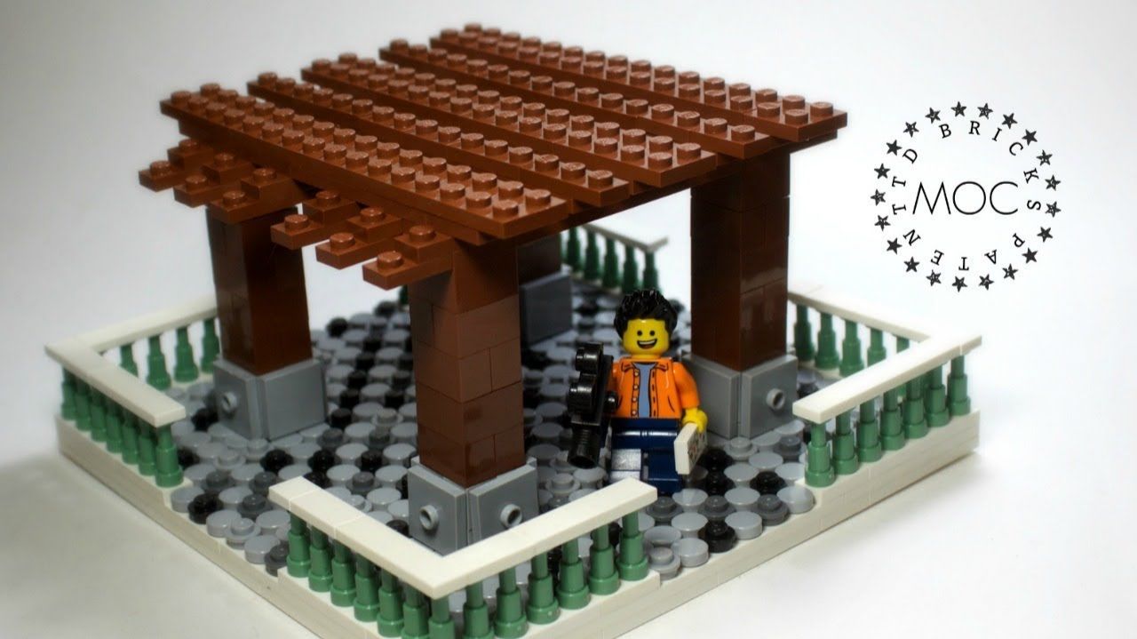 LEGO Outdoor Pergola MOC (моё собственное творение)