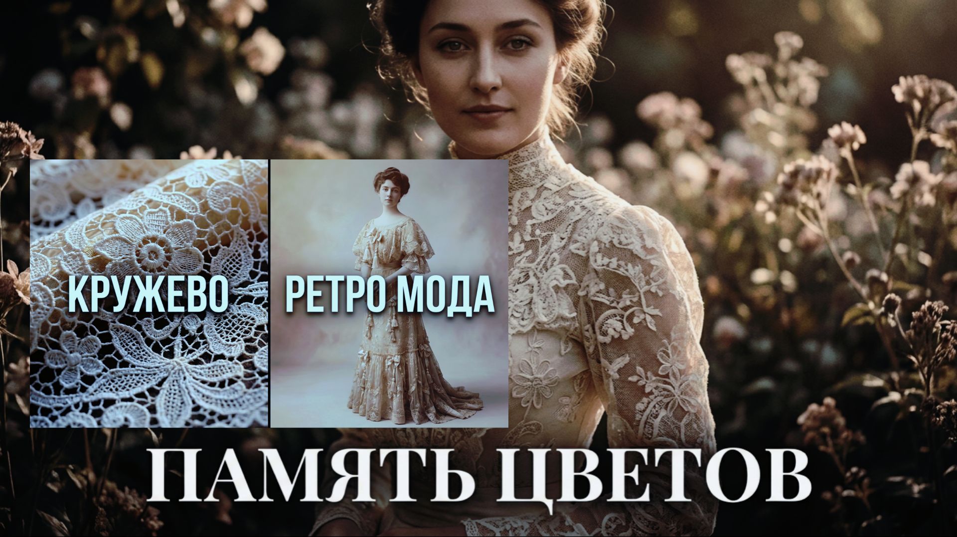 #Оборванные #струны# романс #Память цветов #вальс #музыка  и ретро мода #кружева