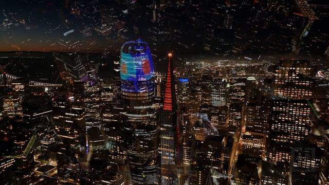 City Night Lights ｜ Aerial Night Flights Over Miami, L.A. Vegas & San Francisco ｜ Melodic Deep House смотреть онлайн