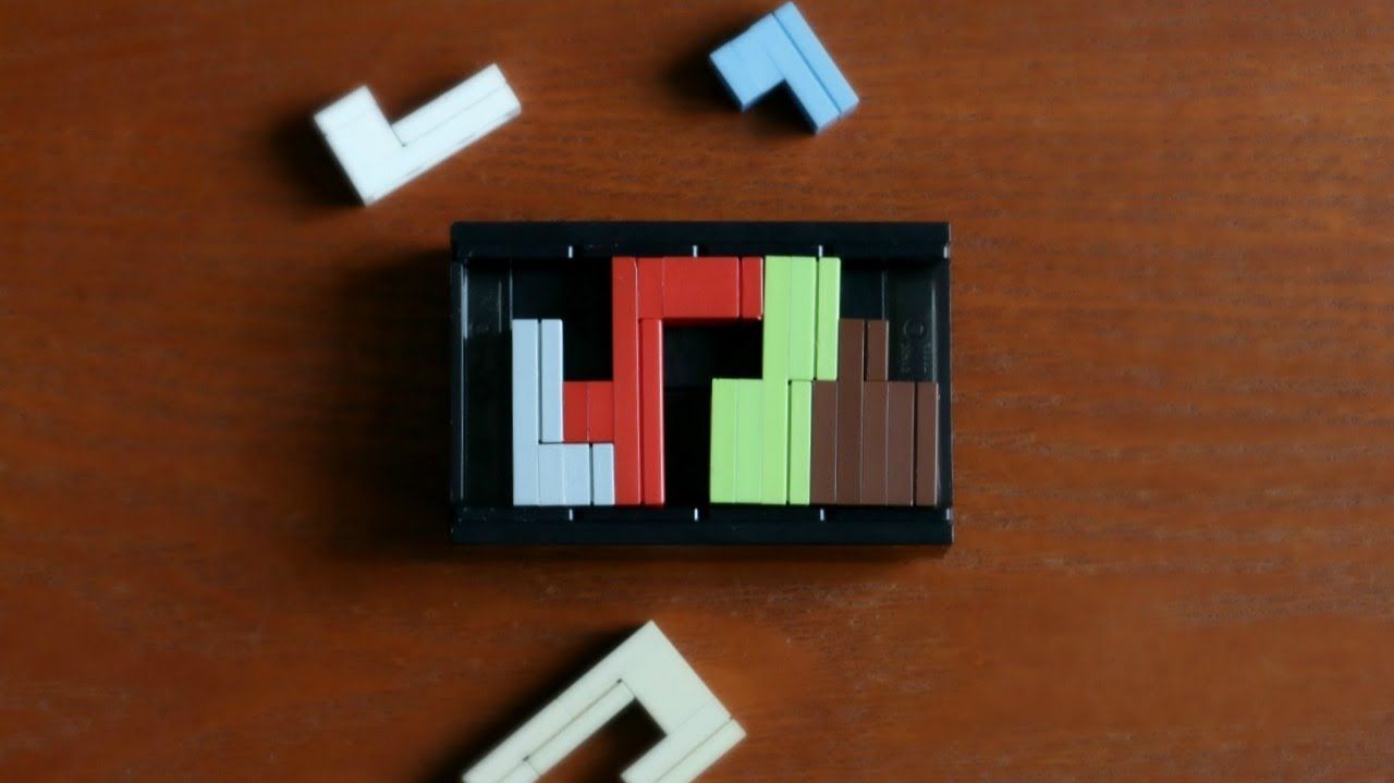 Портативная мини-головоломка LEGO MOC смотреть онлайн