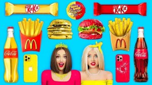 ДОРОГАЯ vs ДЕШЕВАЯ ЕДА ЧЕЛЛЕНДЖ # Веселое поедание Дорогих и Обычных снеков целый день от RATATA