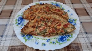 Яичные блинчики с сырной начинкой