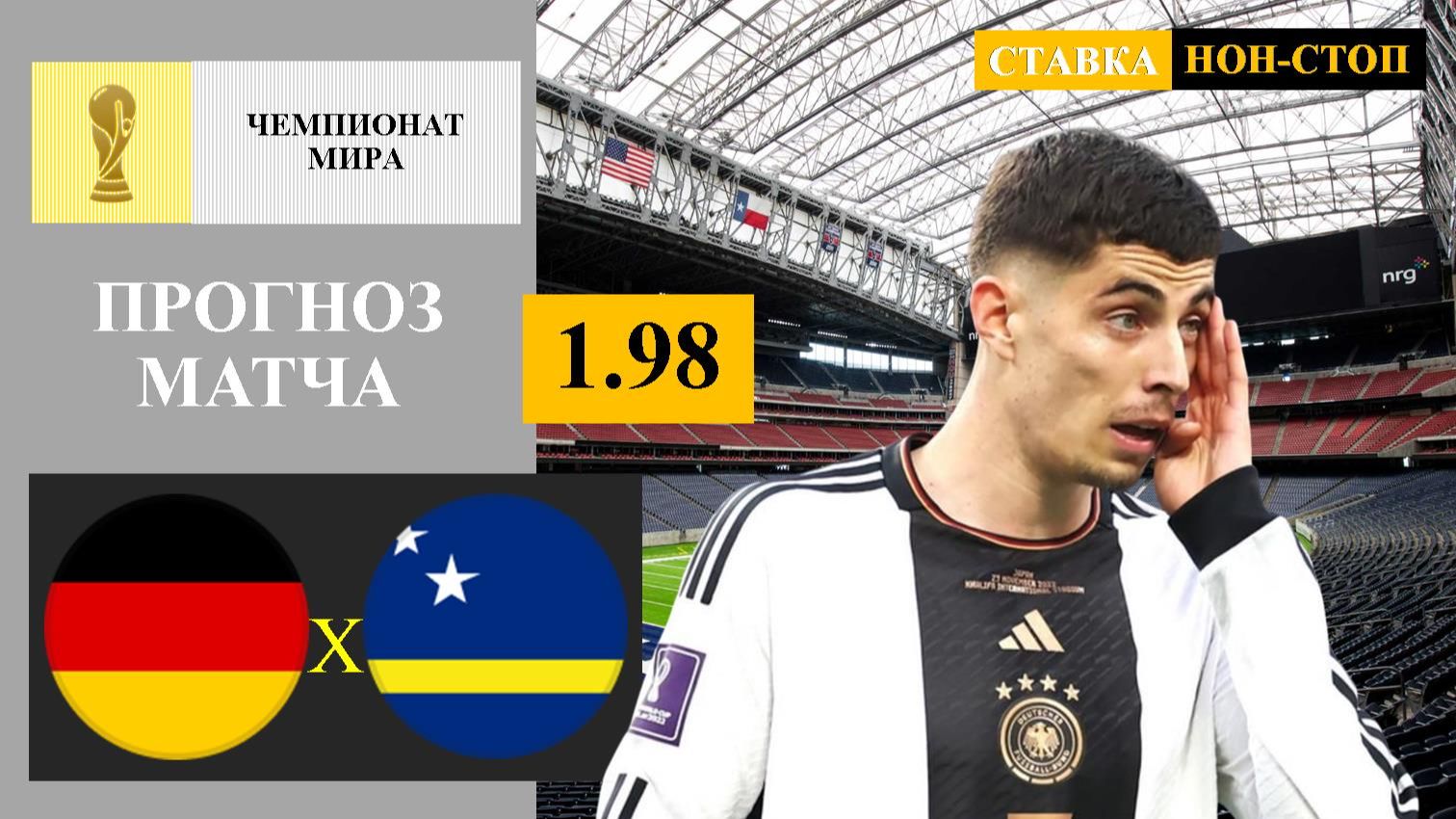 Германия - Кюрасао прогноз
