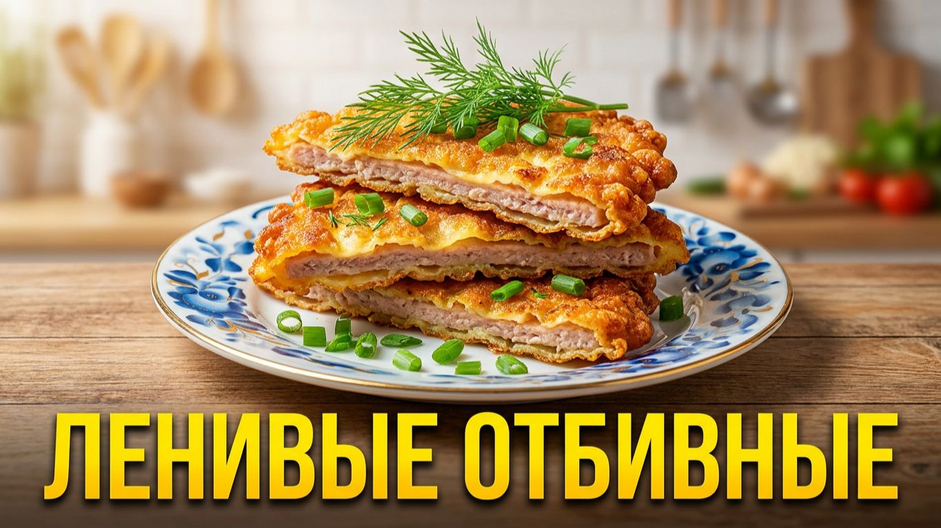 Ленивые отбивные из фарша за 20 минут  Сочные, нежные! Быстрый ужин