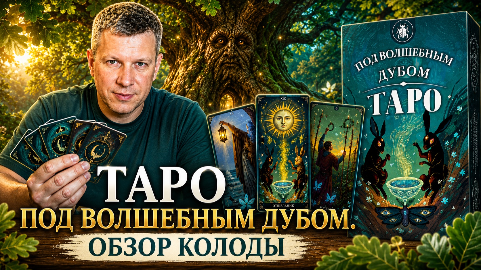 Таро "Под волшебным дубом". Полный обзор колоды.