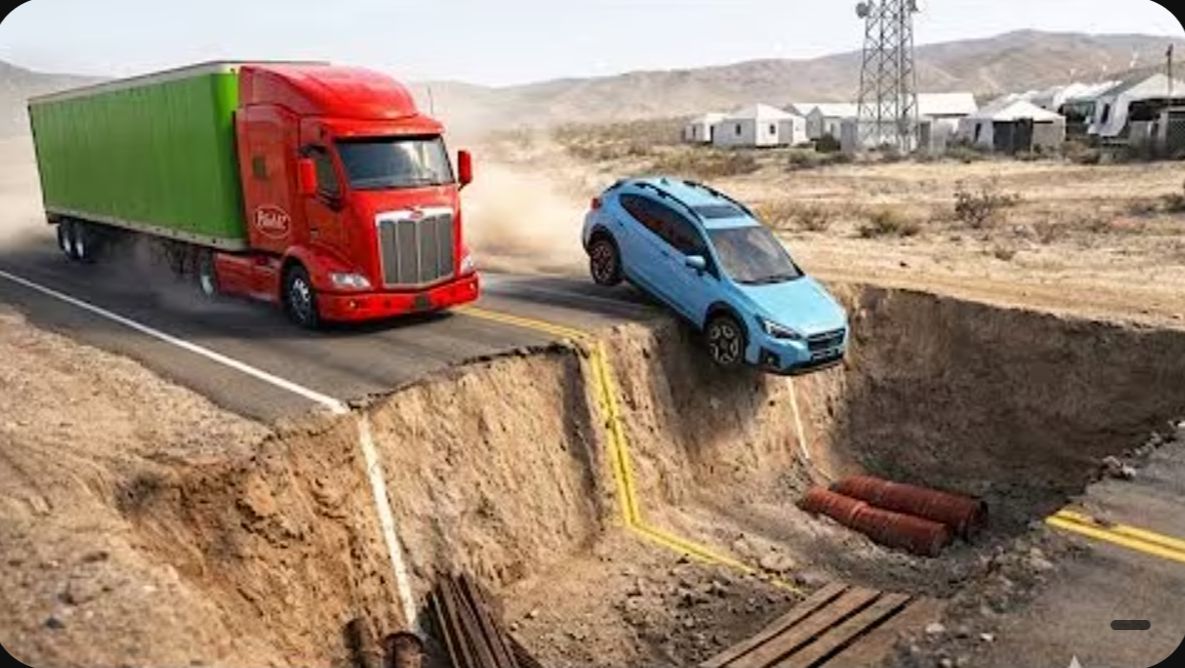 Автомобили против КАНАВНОЙ ЛОВУШКИ ▶️ BeamNG Drive смотреть онлайн