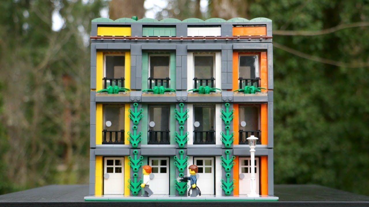 Модульные апартаменты LEGO для отдыха на берегу моря (пейзажный бассейн и многое другое!) смотреть онлайн