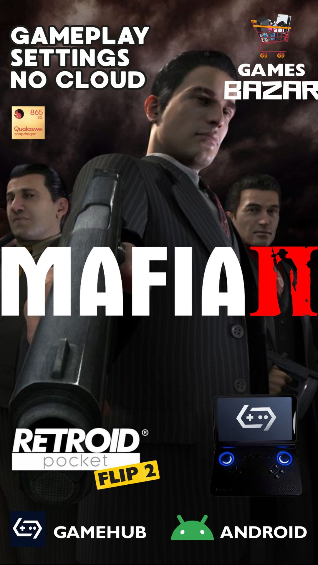Mafia 2 GameHub 6.0.8. Retroid Pocket Flip 2 gameplay #gamehub #games