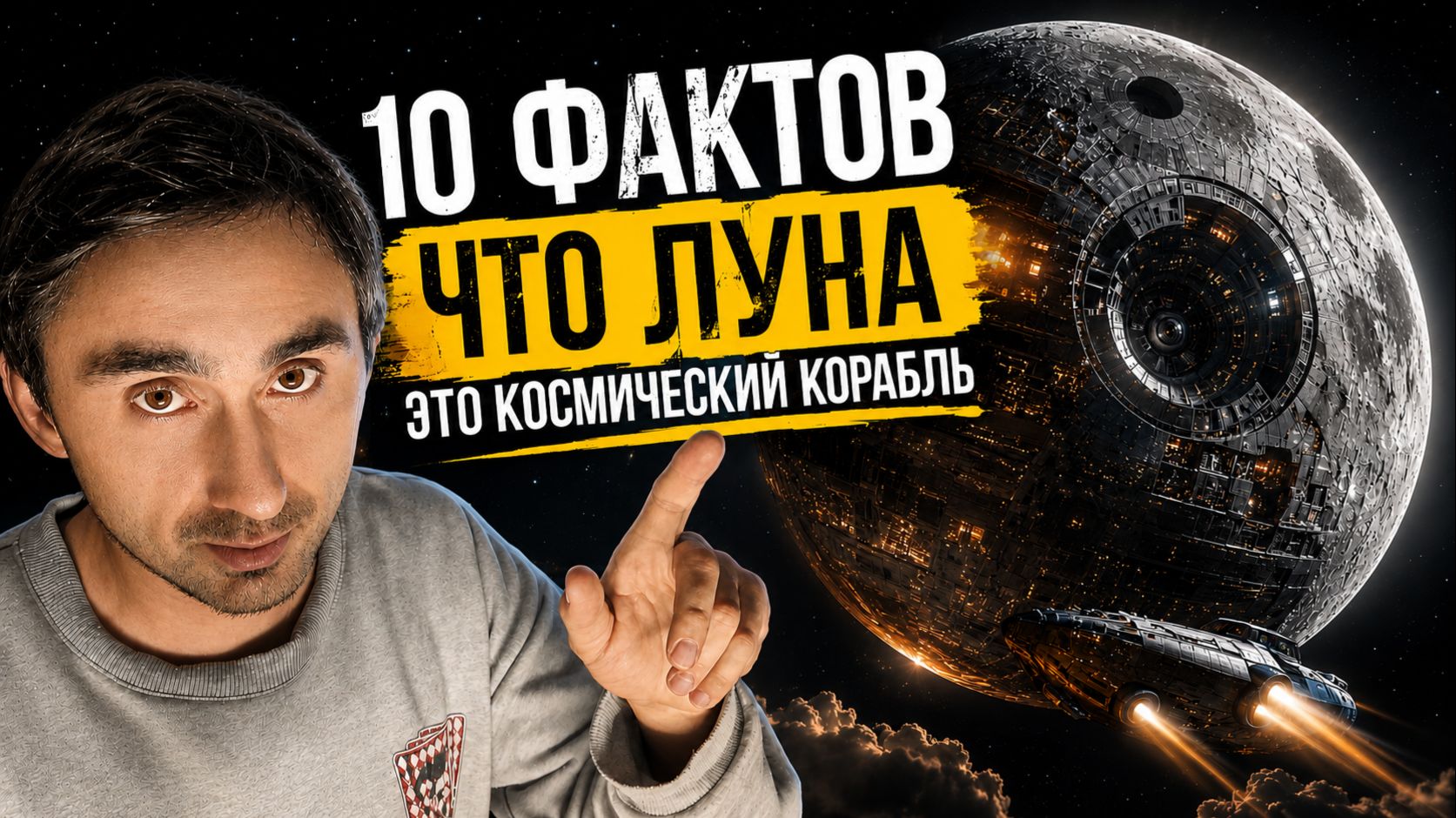 Луна — космический корабль? 10 фактов о Луне смотреть онлайн