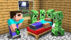 НУБ Затроллил ПРО Криперами В МАИ Нкрафт ! Нубик И 7 Пранков НАД ПРО В Minecraft Дак Плей перезаливы
