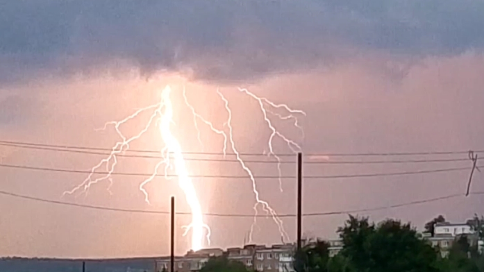 Мощная вечерняя гроза⚡13июня ⚡⛈️ 2ч смотреть онлайн