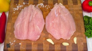 Рецепт находка - просто завернула и готовлю! Вкусная КУРИНАЯ ГРУДКА на УЖИН!