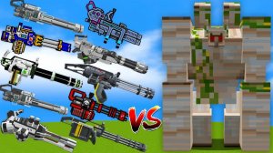 какой tacz minigun самый сильный против альфа-мутанта железного голема