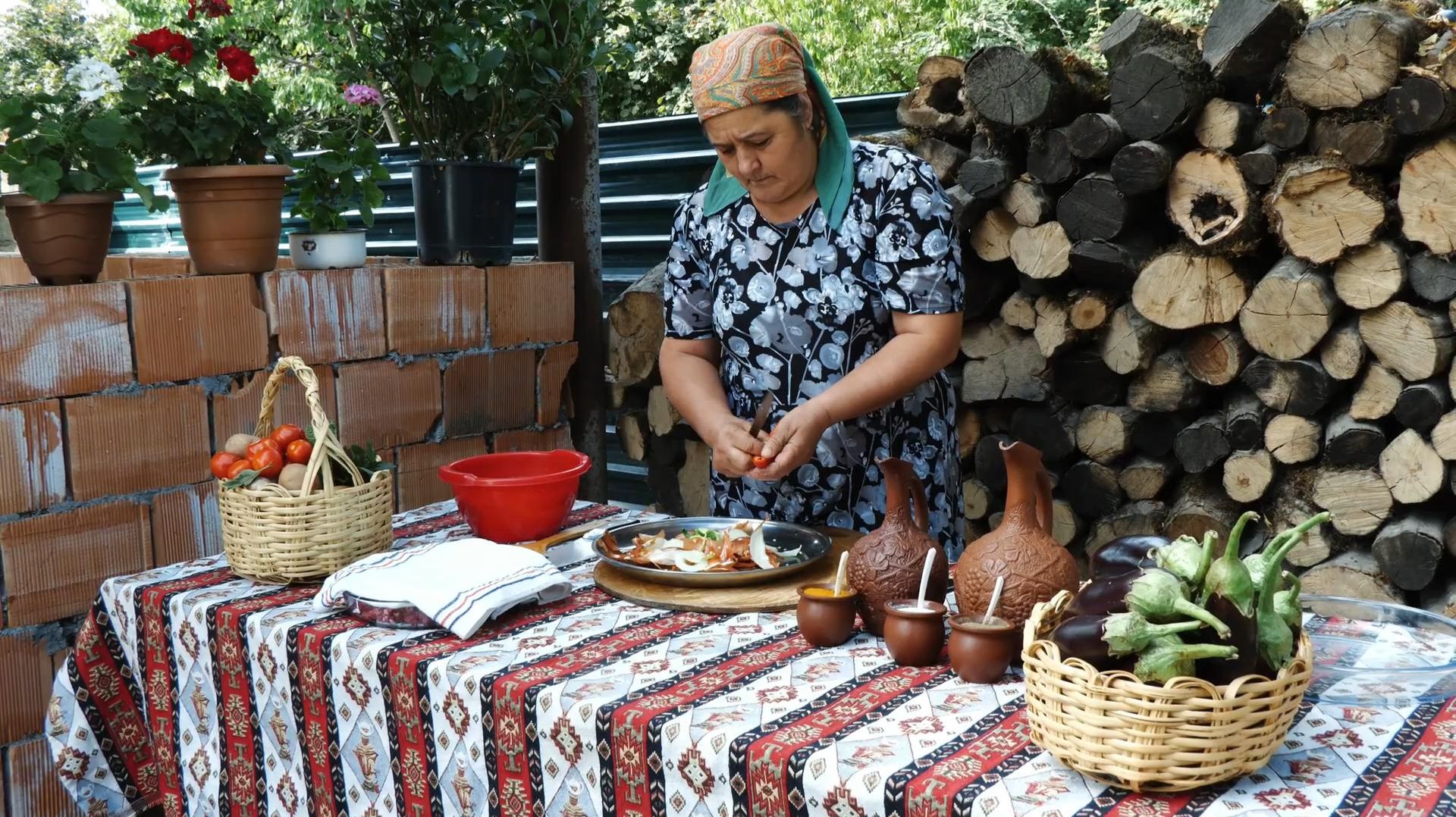 Сбор урожая инжира! Рецепт бабушкиного варенья Азербайджанская Кухня Деревенская Кухня Рецепты смотреть онлайн