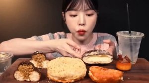 Мукбанг паровые булочки Еда на камеру🍔 фастфуд