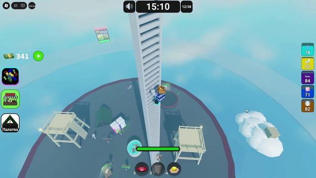 Roblox не выходи из круга, победил и получил 10.000 $
