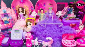 Играем в игрушки из мультика принцесса кукла Барби. Мультфильм для детей. ASMR АСМР