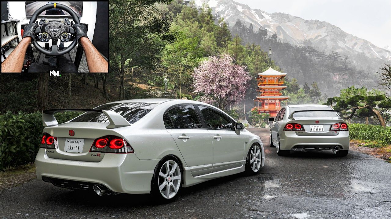 Forza Horizon 6 Honda Civic Type R FD2  Road Trip From City To Temple