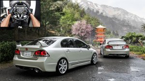 Forza Horizon 6 Honda Civic Type R FD2  Road Trip from City to Temple