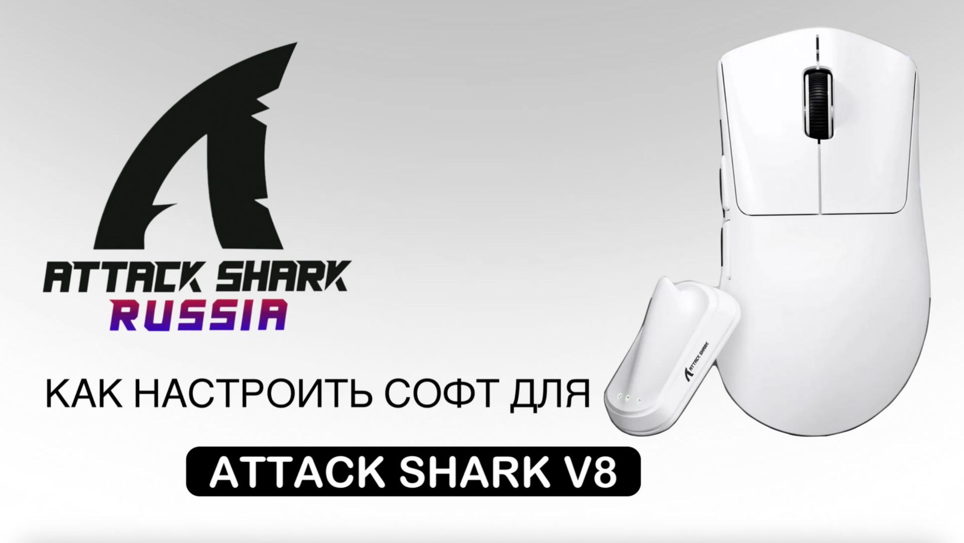 ATTACK SHARK V8 — КАК НАСТРОИТЬ СОФТ | SOFTWARE GUIDE смотреть онлайн