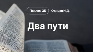 «Два пути» | Псалом 35 | Одинцов И.Д. | 14.06.26