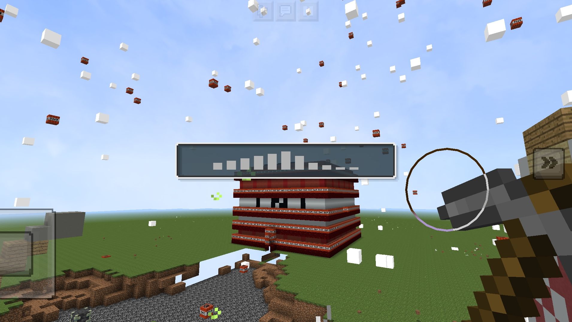 Blowing Minecraft. 😆🫱💥tnt۞☄