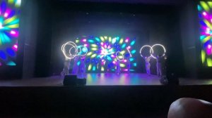Цирковое выступления красивое освещение или нет