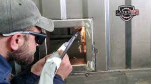 Вертикальная лазерная сварка , снизу вверх