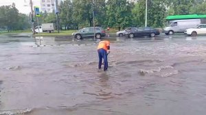 14-06-2026 после  дождя и  града в  Челябинске затопило