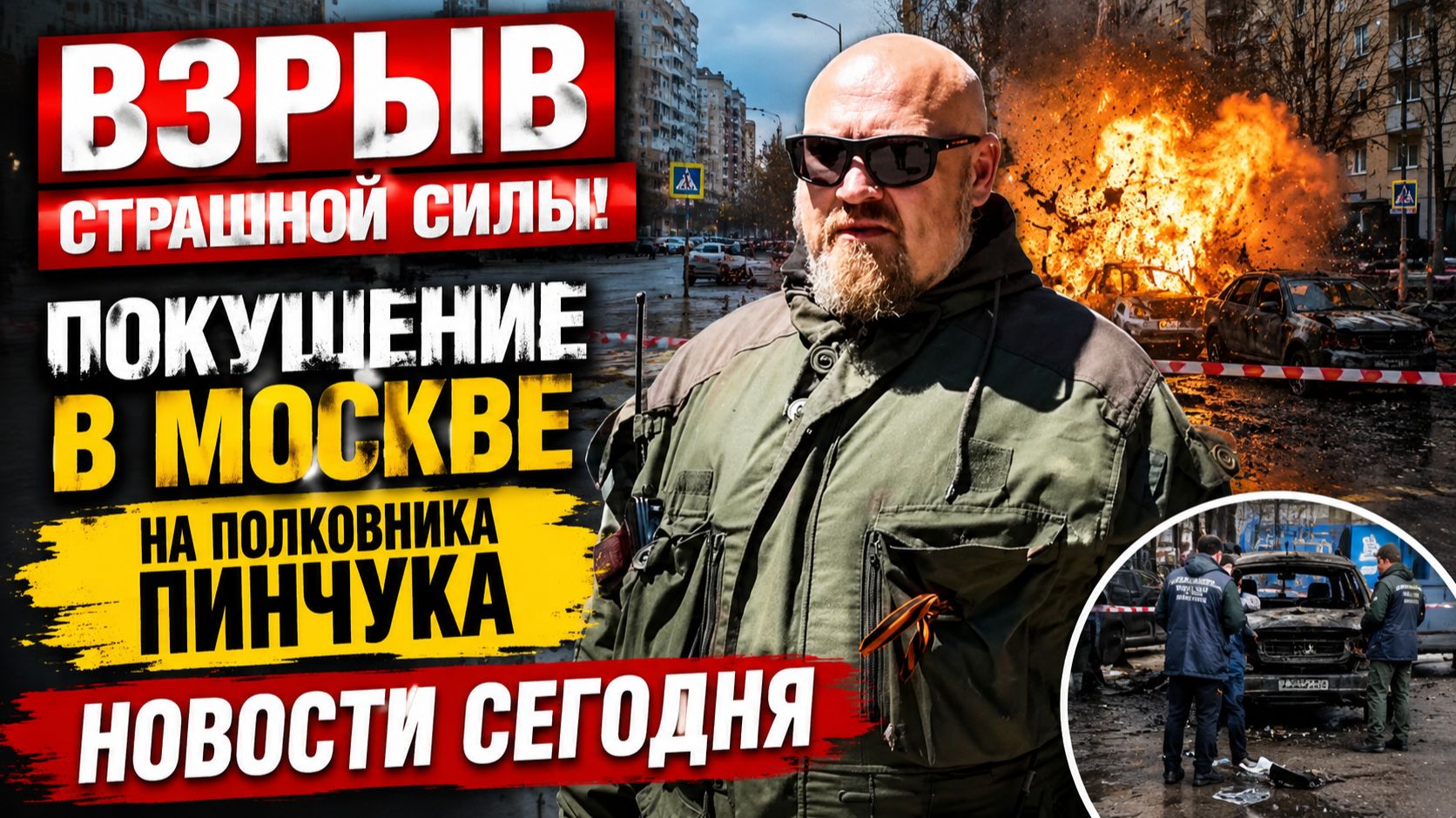⚡Взрыв страшной силы Покушение в Москве на полковника Пинчука. 🔴 НОВОСТИ СЕГОДНЯ