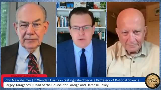 John Mearsheimer & Sergey Karaganov - Nuclear Strike on Europe to Restore Deterrence, June 13, 2026