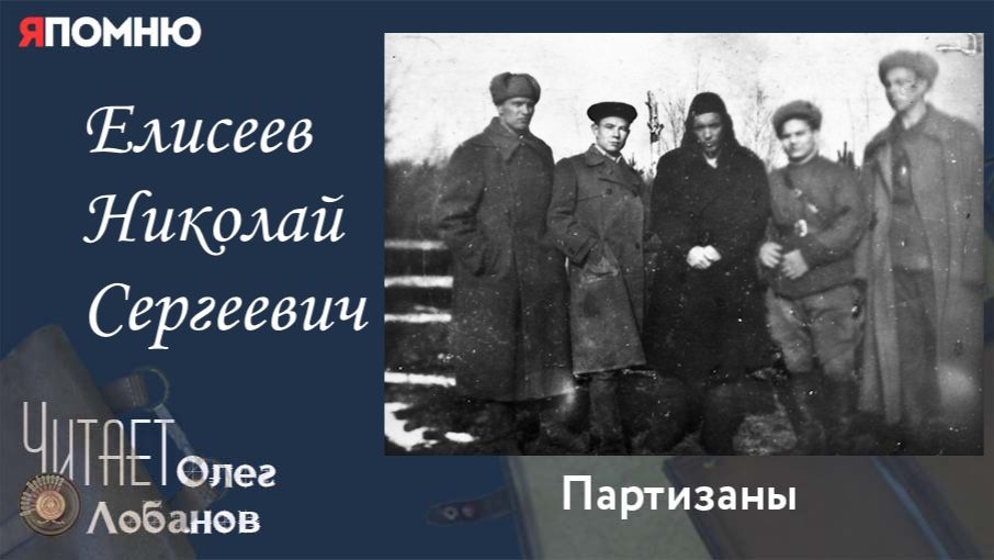 Елисеев Николай Сергеевич. Проект "Я помню" Артема Драбкина. Партизаны. смотреть онлайн