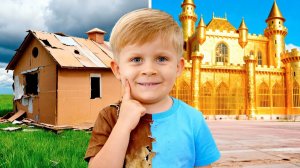 Дети украшают картонные домики + другие забавные истории