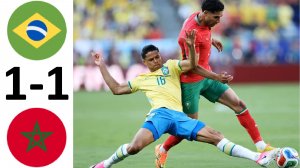 Бразилия - Марокко - ничья 1-1! Винисиус спас от поражения! Обзор матча!