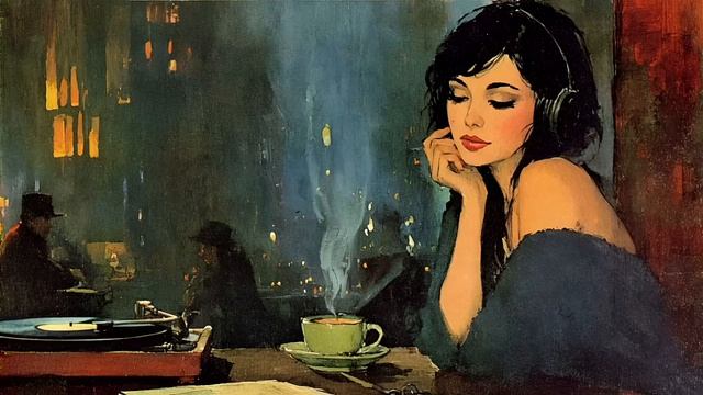 Late Night Vintage Cafe ｜ Smooth Jazz For Deep Relaxation