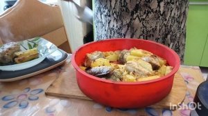 На обед готовлю рыбу хек с картошкой