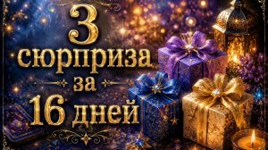 3 сюрприза за 16 дней Гадание на Tarot