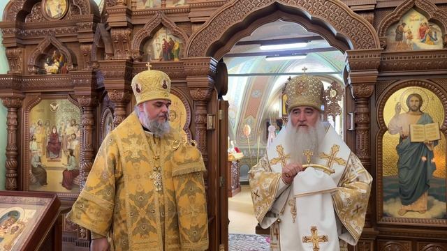 Первая Литургия епископа Александра Слово митрополита Лонгина, епископа Александра. Нафанаил