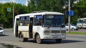 Автобус ПАЗ-32054 (К 630 РЕ 122). Покатушки по Новоалтайску.