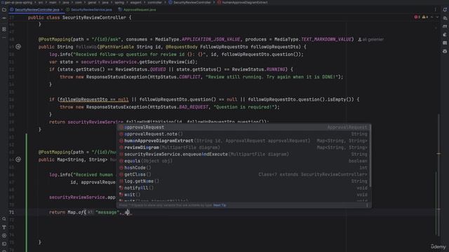 119. Adding Human Approval Endpoints To Security Review Controller