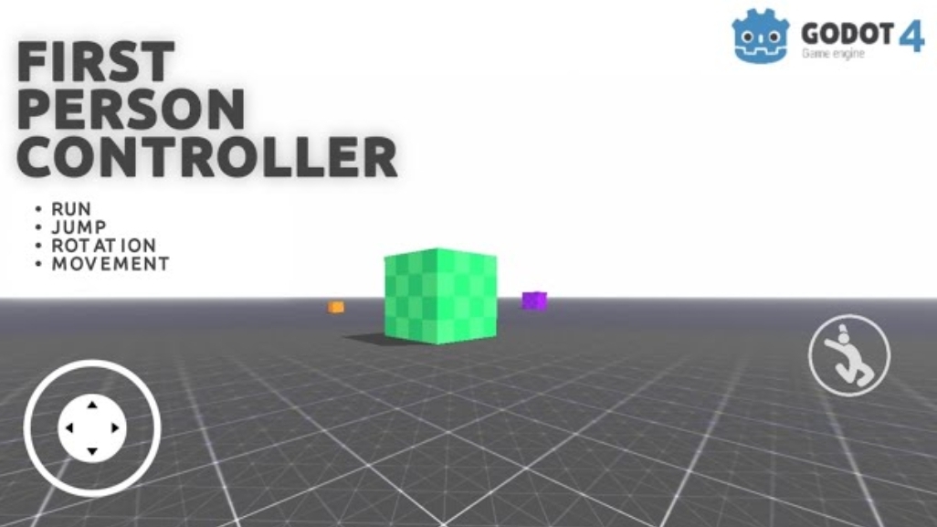Godot 4 First Person Controller tutorial for mobile | Godot 4 android tutorial | Godot mobile смотреть онлайн