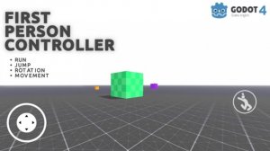Godot 4 First Person Controller tutorial for mobile | Godot 4 android tutorial | Godot mobile