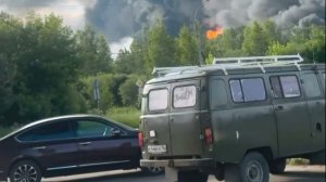 АТАКОВАНА ЯРОСЛАВСКАЯ ОБЛАСТЬ. ВИДЕО МОМЕНТ ПРИЛЁТА СЕГОДНЯ.