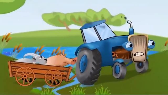 ВЕСЁЛЫЙ ТРАКТОР _СИНИЙ ТРАКТОР 🚜🚜🚜 БОЛЬШОЙ СБОРНИК смотреть онлайн