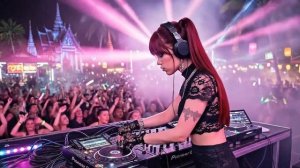 Dark Tech House 2026  Thailand Night Rave  Hypnotic Underground DJ Mix